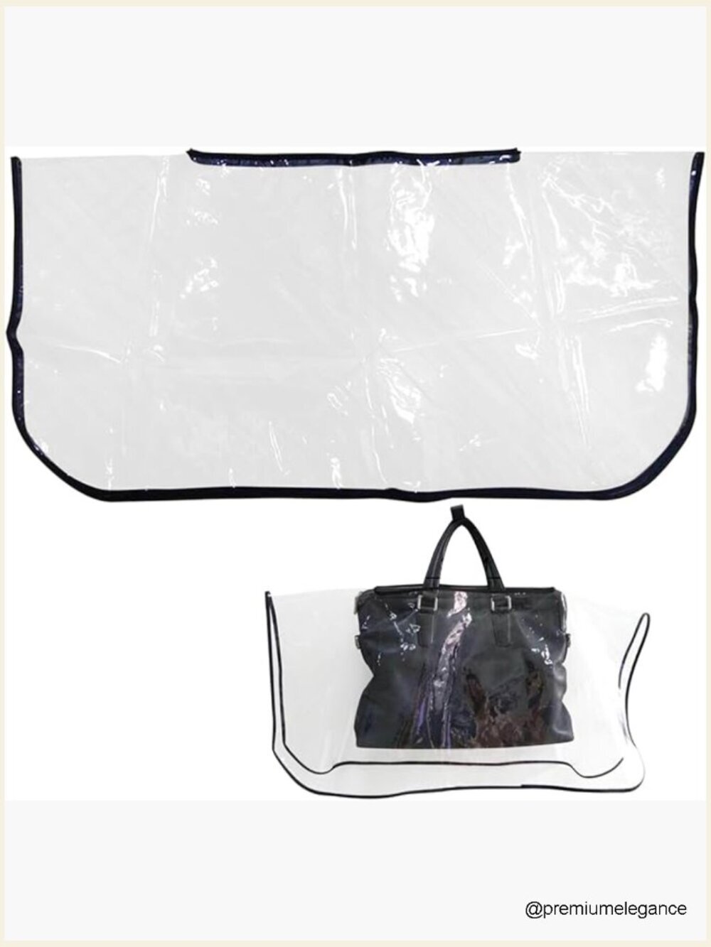 EVA Handbag Raincoat Waterproof Clear Slicker for Luxury Bags